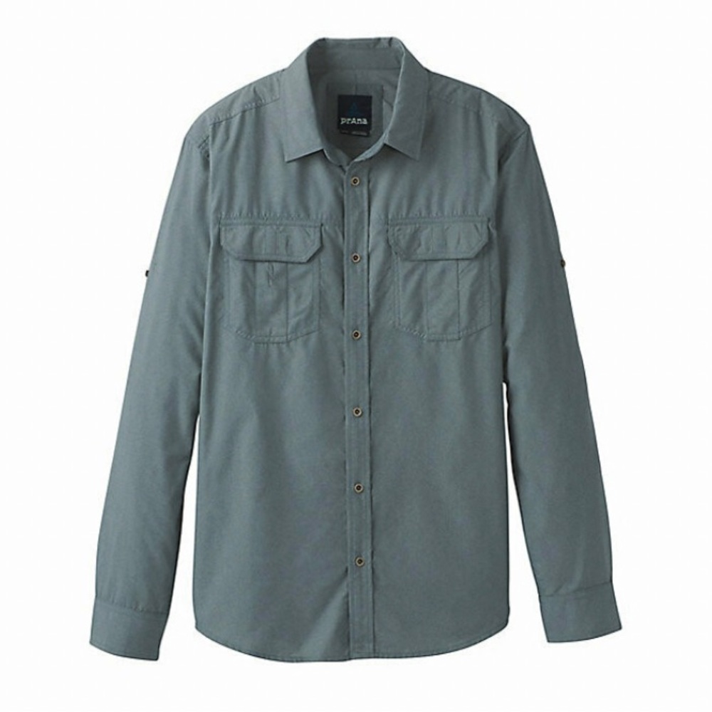 prAna Citadel Men's Long Sleeve Shirt Size Medium